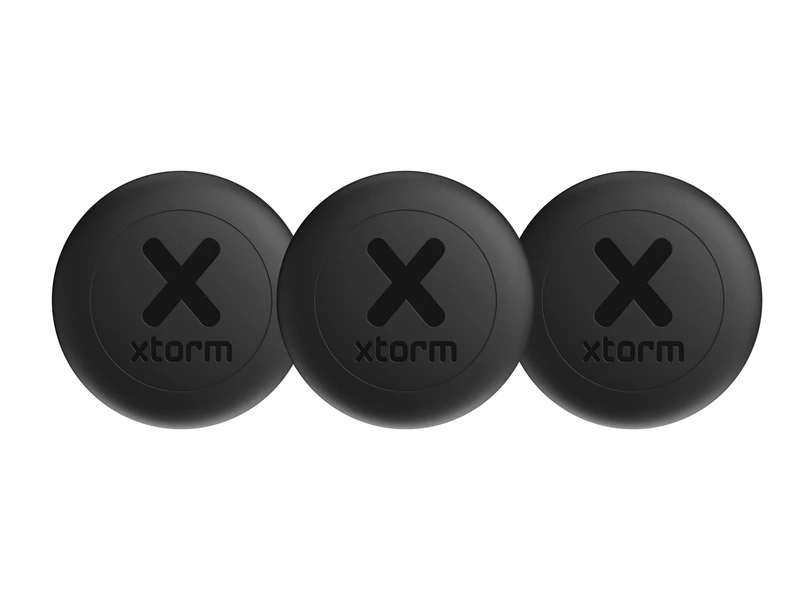Xtorm TravelTag Tracker 3-pak til iOS og Android Sort - 9510195