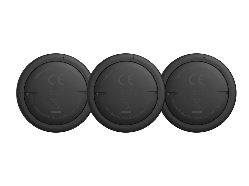 Xtorm TravelTag Tracker 3-pak til iOS og Android Sort - 9510195