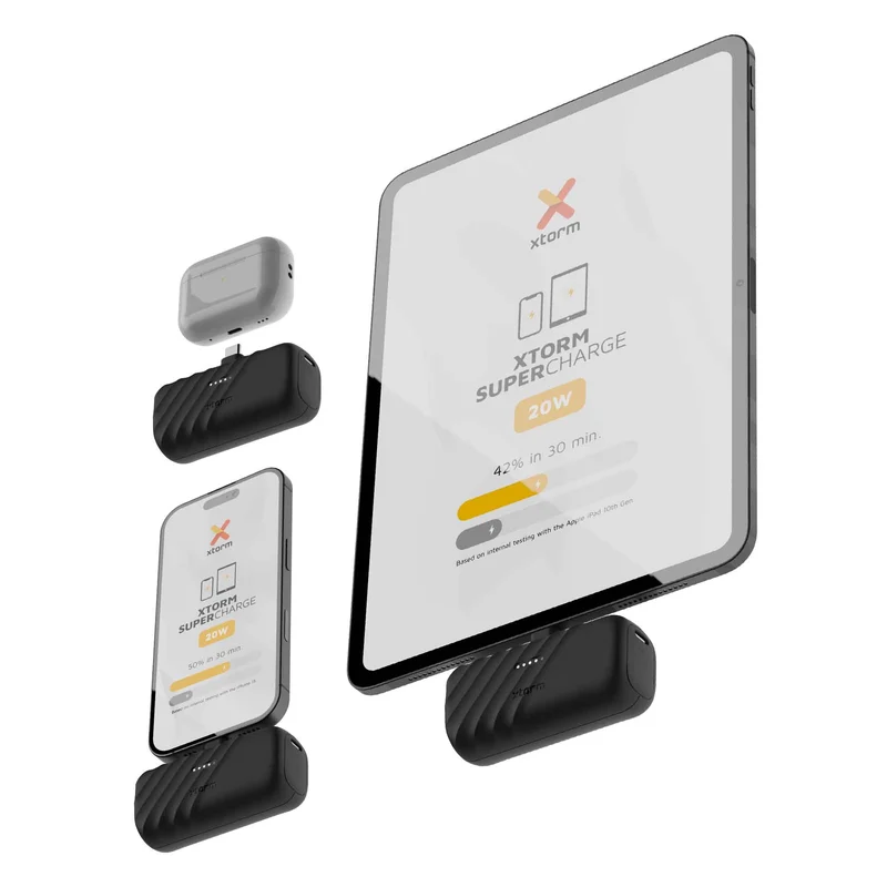 Xtorm Power Bank USB-C PD 20W 5.000mAh/2xUSB-C Sort - 9510201