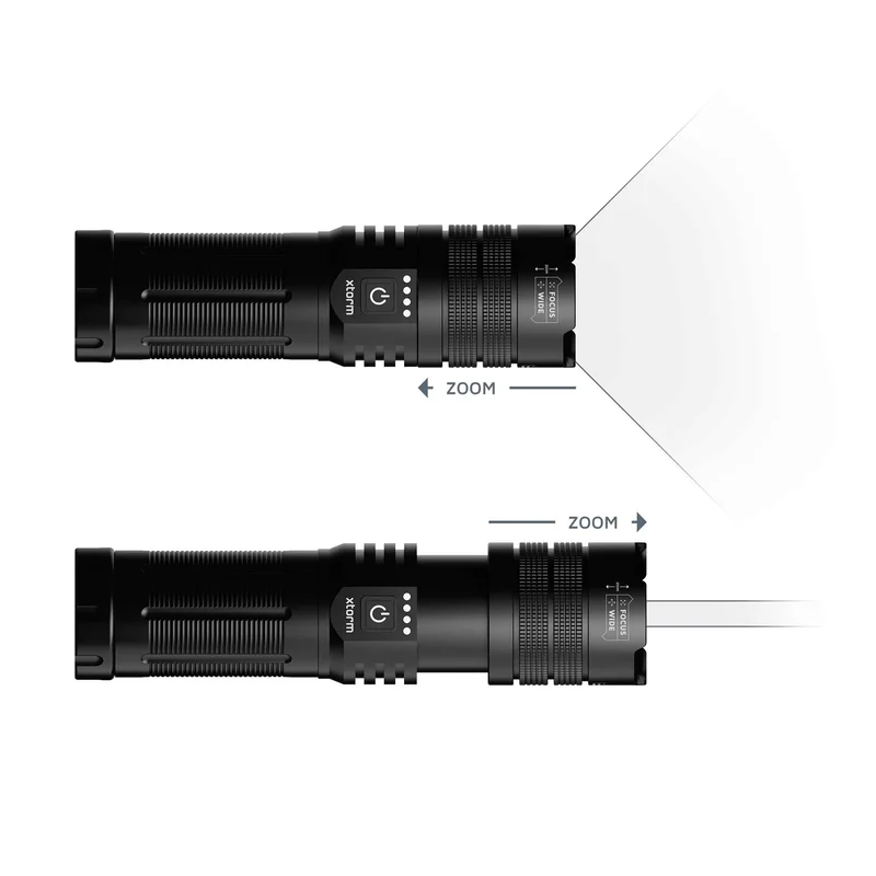 Xtorm Flashlight Power Bank 10.500 mAh USB-C PD20W Sort - 9510243