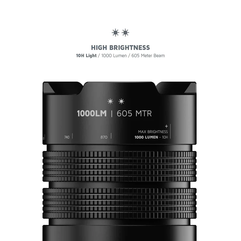 Xtorm Flashlight Power Bank 10.500 mAh USB-C PD20W Sort - 9510243