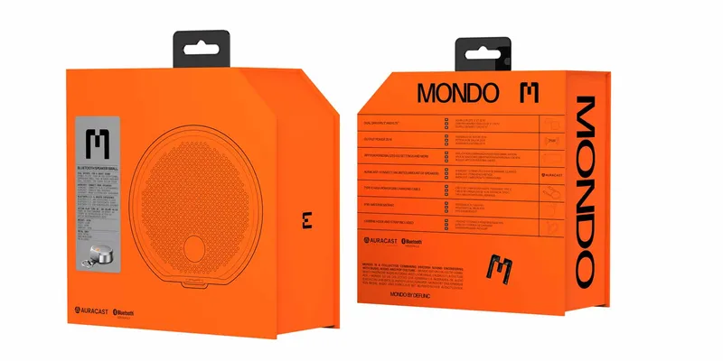 Mondo Bluetooth Højttaler Small Metal/Sort - 8071410