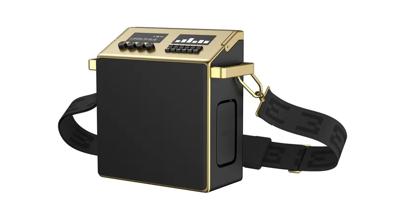 Mondo Bluetooth Højttaler Medium Messing/Sort - 8071443