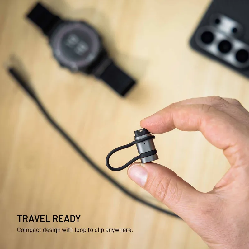 FIXED USB-C Ladeadapter til Garmin Smartwatch Sort - 8019207
