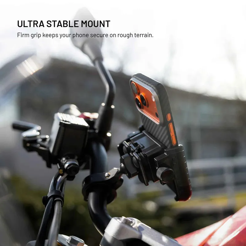 FIXED Bikee Anti-Shock Telefonholder til Cykel med Smart Lock Sort - 8019208