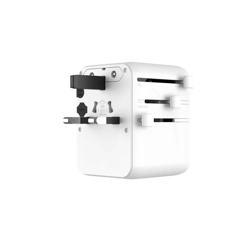 FIXED Rejselader USB-C/-A 70W EU/UK/USA/AUS Hvid - 8018910