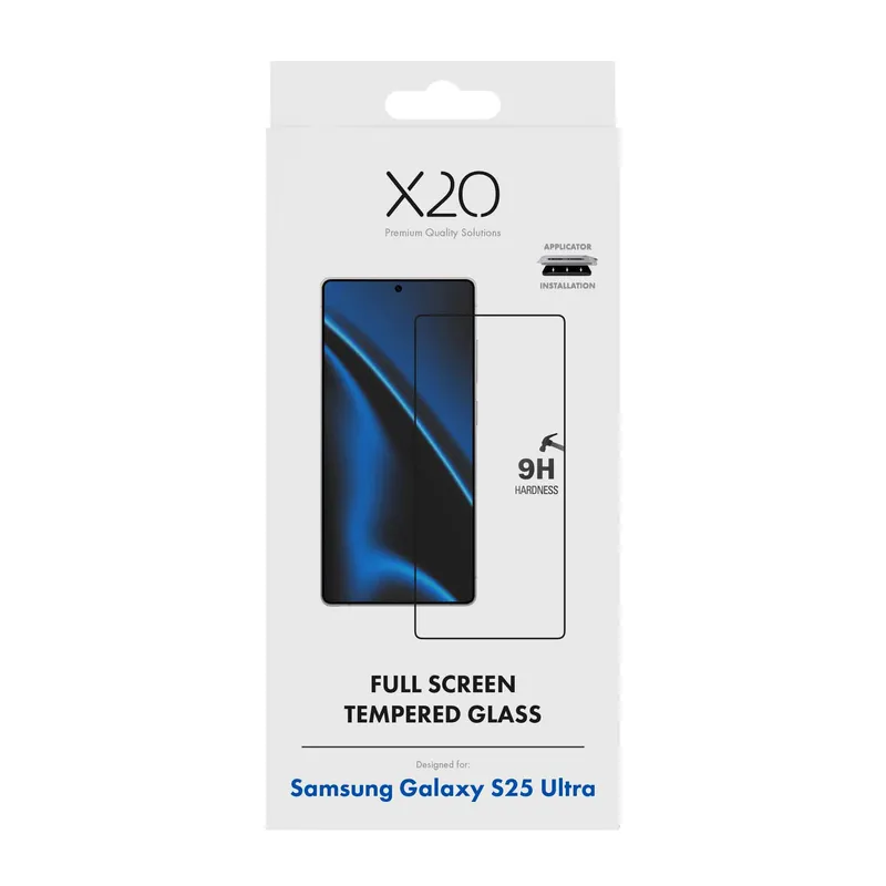 X2O Fuldskærm Beskyttelsesglas Samsung Galaxy S25 Ultra - 3410151
