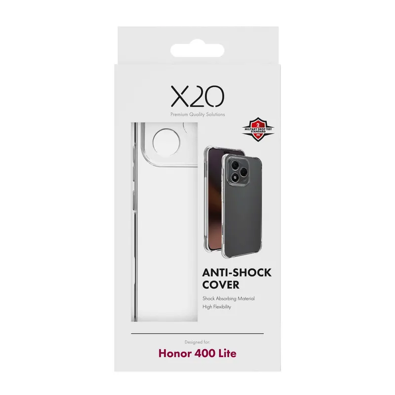 X2O Anti-Shock Cover Honor 400 Lite Klar - 3410071