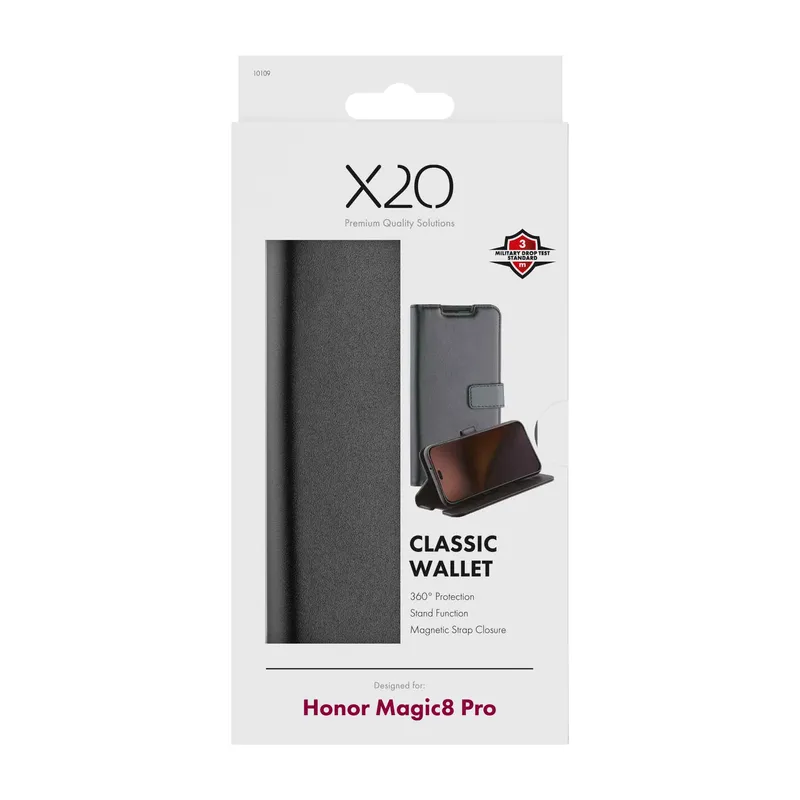 X2O Classic Wallet Honor Magic8 Pro Sort - 3410109