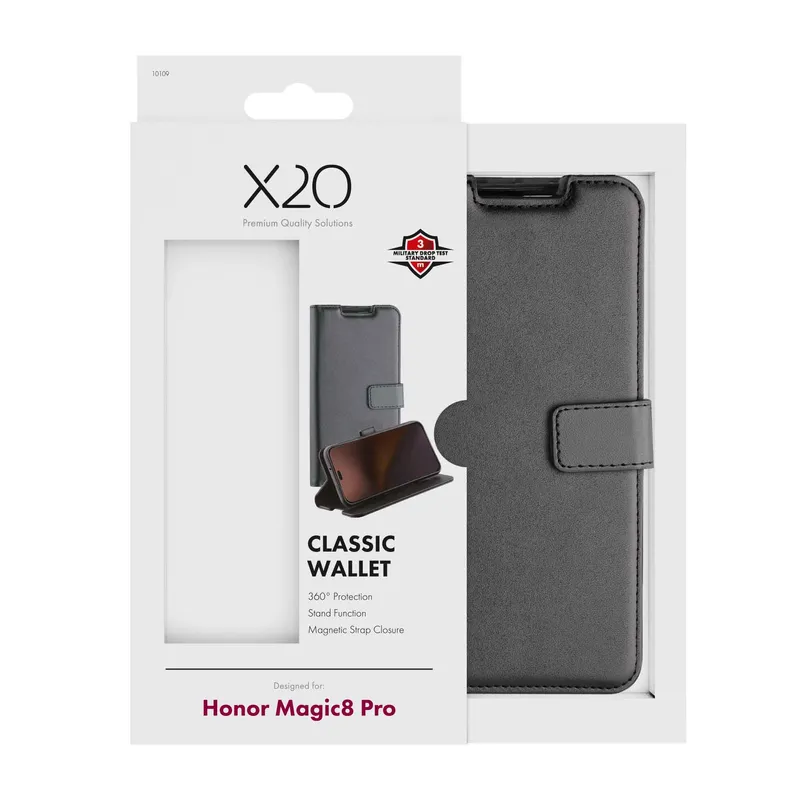 X2O Classic Wallet Honor Magic8 Pro Sort - 3410109