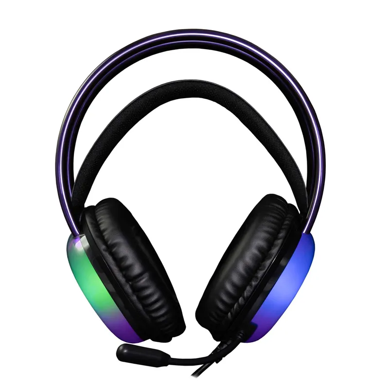 White Shark PEACOCK-2 Over-Ear RGB Gaming Headset Sort - 9450743