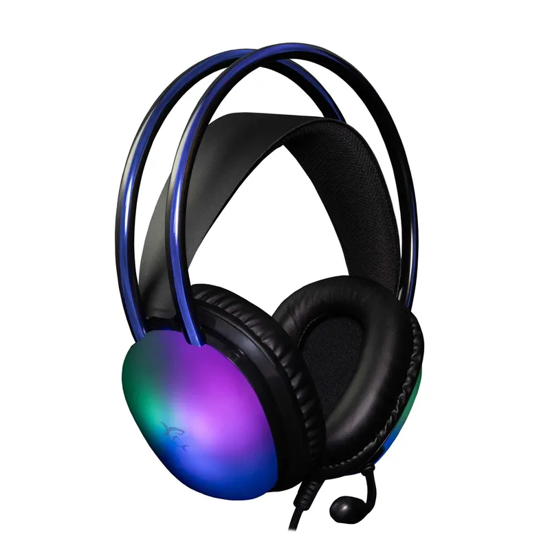 White Shark PEACOCK-2 Over-Ear RGB Gaming Headset Sort - 9450743
