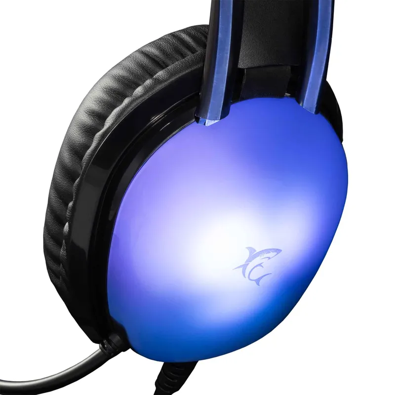 White Shark PEACOCK-2 Over-Ear RGB Gaming Headset Sort - 9450743
