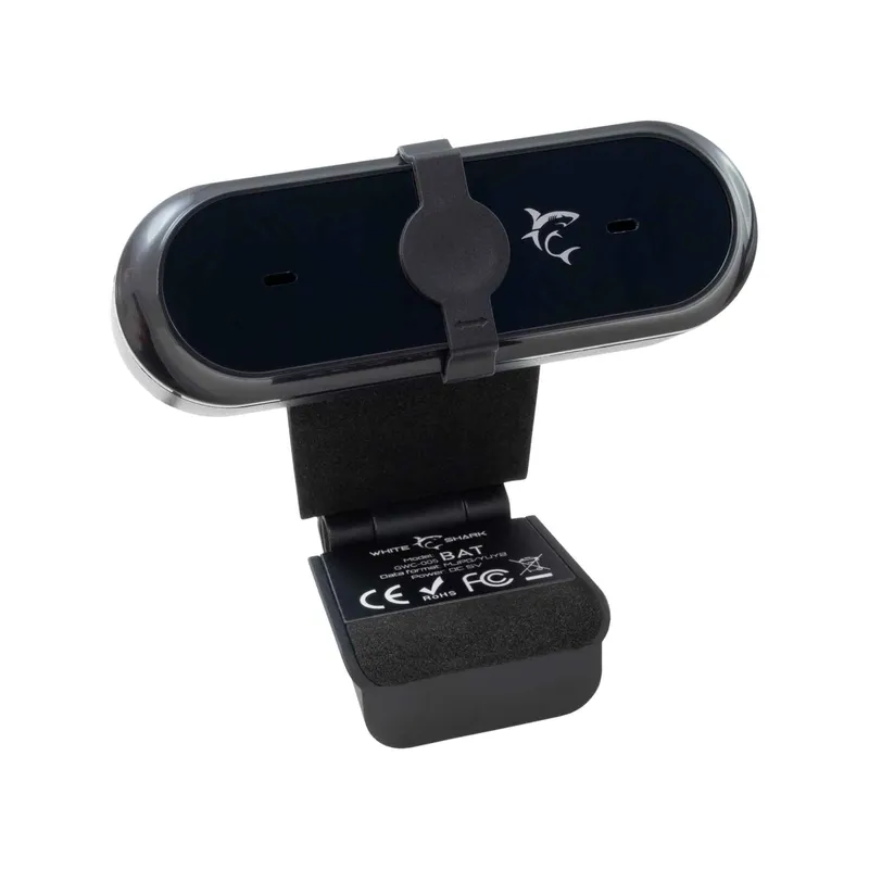 White Shark BAT Full HD USB Webcam Sort - 9450682