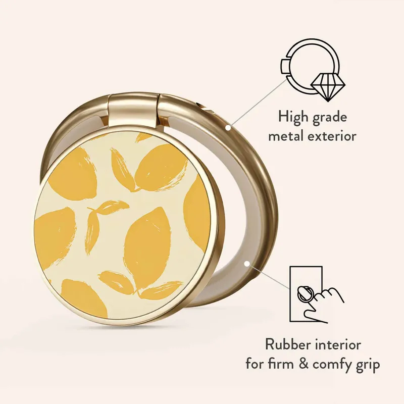 Burga Lemon Tart - Universal Ring Holder Guld - 2923876