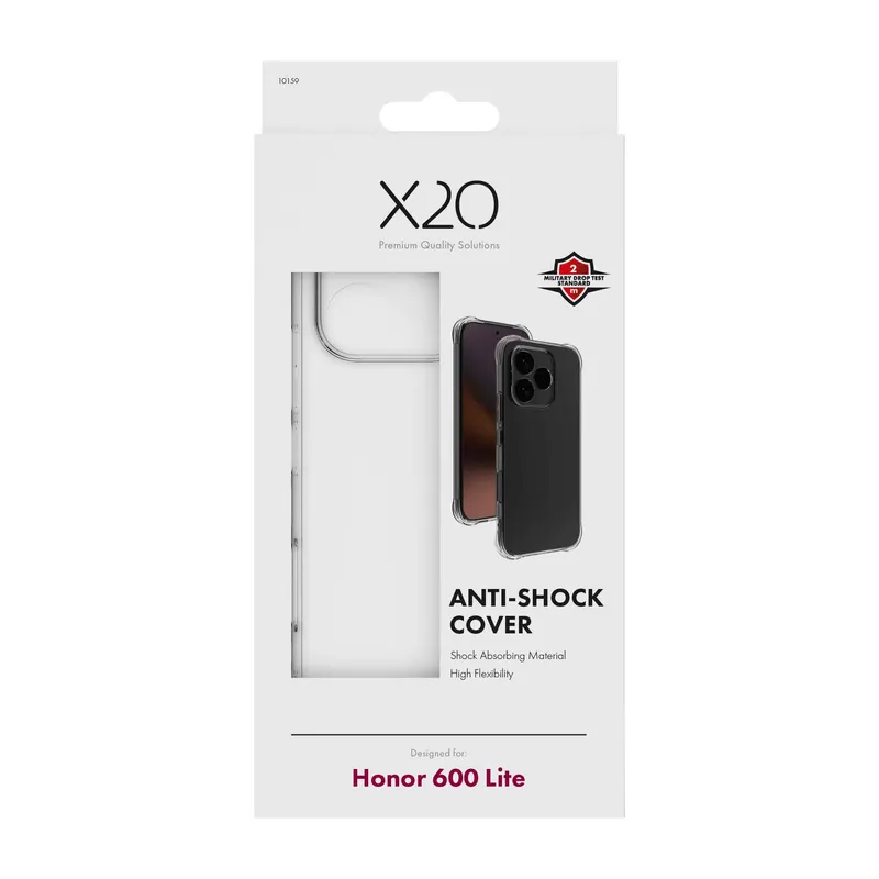X2O Anti-Shock Cover Honor 600 Lite Klar - 3410159