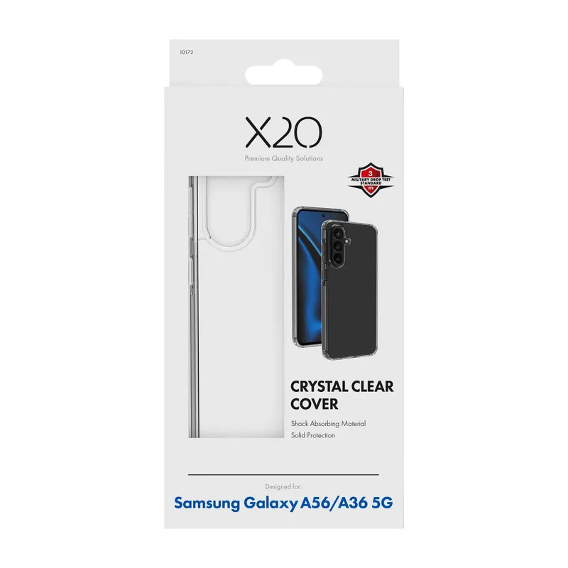 X2O Crystal Clear Cover Samsung Galaxy A56/A36 Klar - 3410173