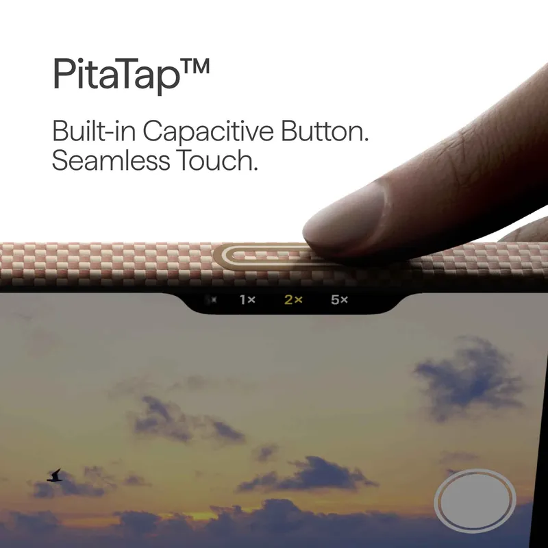 Pitaka Edge MagSafe Etui Apple iPhone 17 Pro Max Golden Glint - 5436807