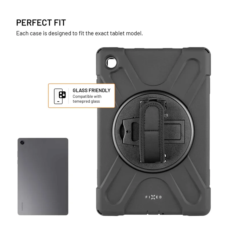 FIXED Rugged Tablet Etui Samsung Galaxy Tab A11+ Sort - 8019096