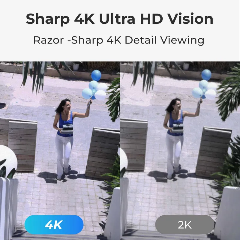 Reolink RLC-811WA 4K udendørs kamera Wi-Fi 6 farver nattesyn hvid - 5398312