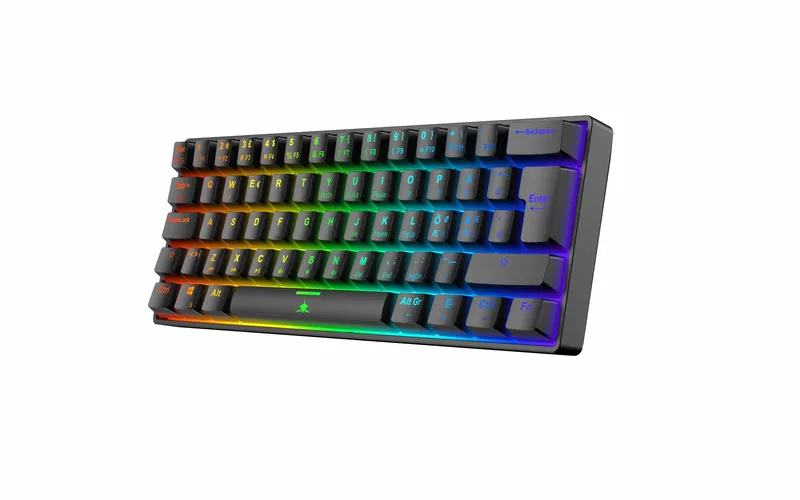 White Shark SHINOBI-2 Kablet Mekanisk Gaming Tastatur 60% Sort - 9590075