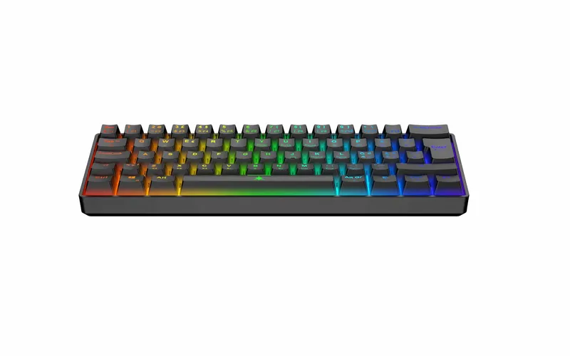 White Shark SHINOBI-2 Kablet Mekanisk Gaming Tastatur 60% Sort - 9590075