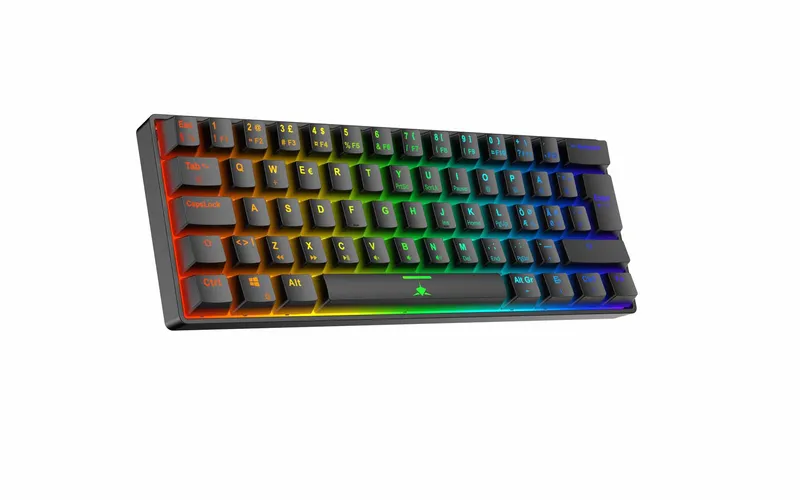 White Shark SHINOBI-2 Kablet Mekanisk Gaming Tastatur 60% Sort - 9590075