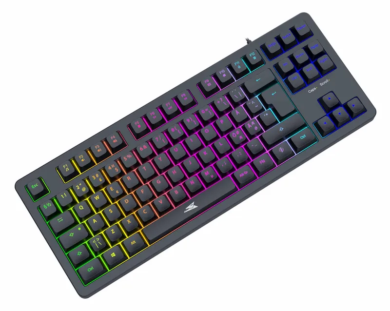 Baracuda KRILL Kablet Membran Gaming Tastatur TKL Sort - 9590082
