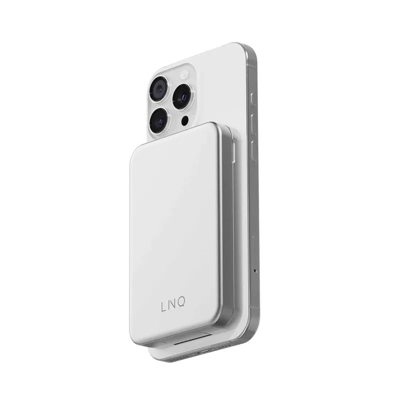 LINQ 3-i-1 magnetisk trådløs powerbank og stativ 8000 mAh ALU - 9510041