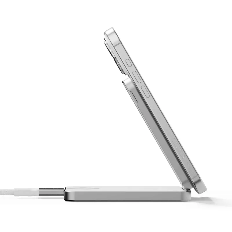 LINQ 3-i-1 magnetisk trådløs powerbank og stativ 8000 mAh ALU - 9510041