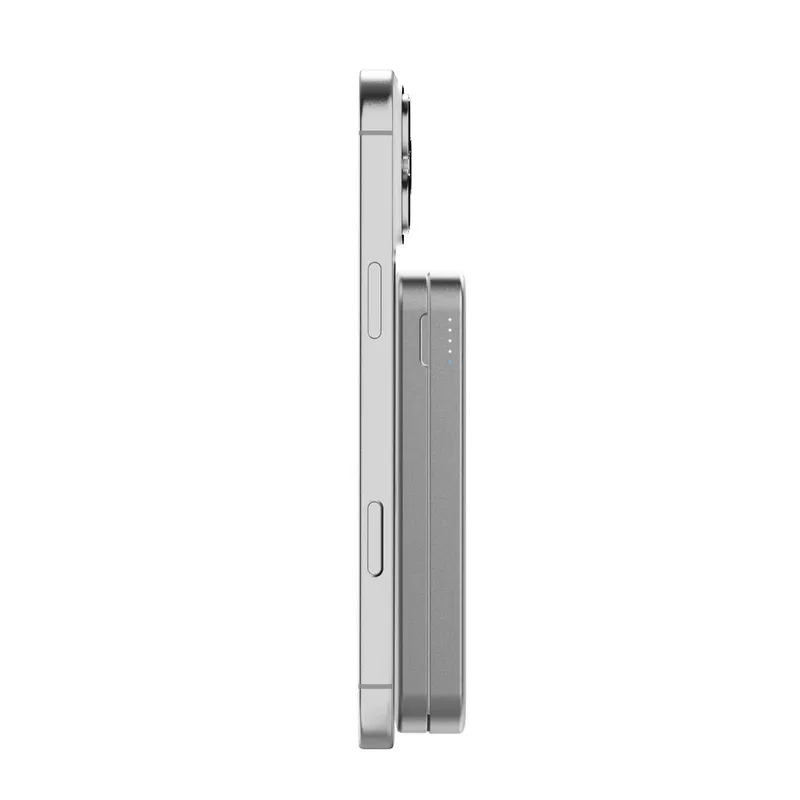 LINQ 3-i-1 magnetisk trådløs powerbank og stativ 8000 mAh ALU - 9510041