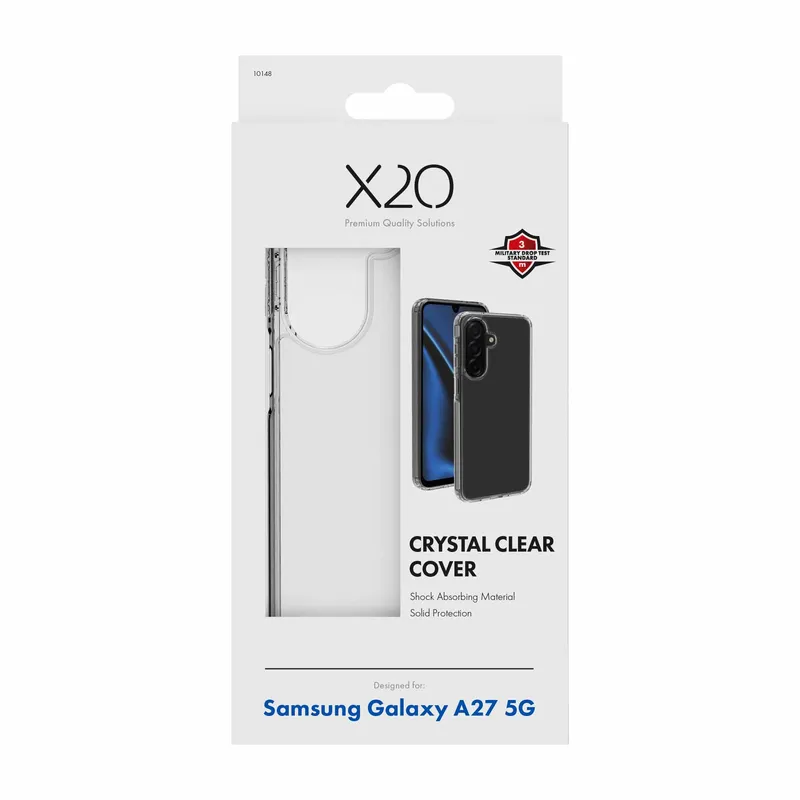 X2O Crystal Clear Cover Samsung Galaxy A27 5G Klar - 3410148