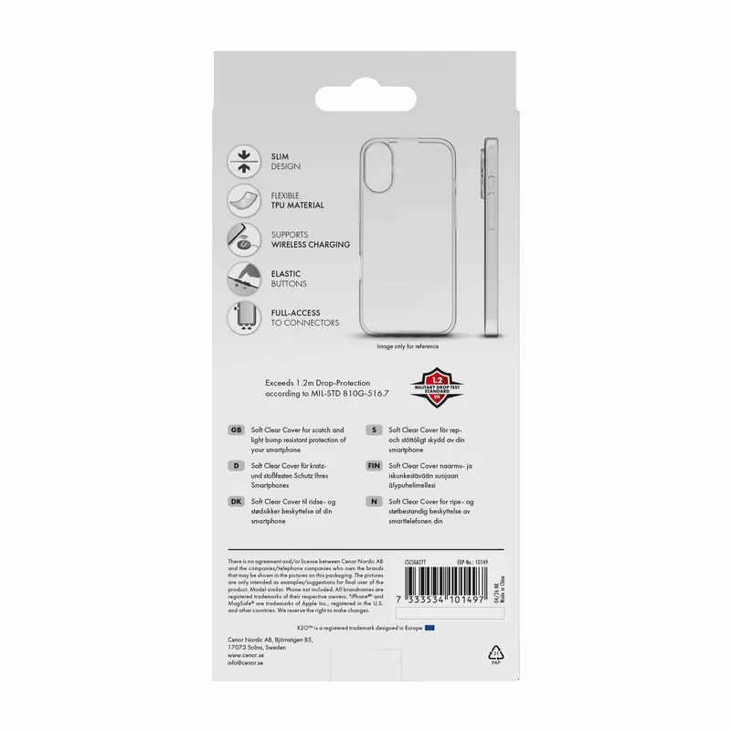 X2O Clear Soft Cover Samsung Galaxy A27 5G Klar - 3410149