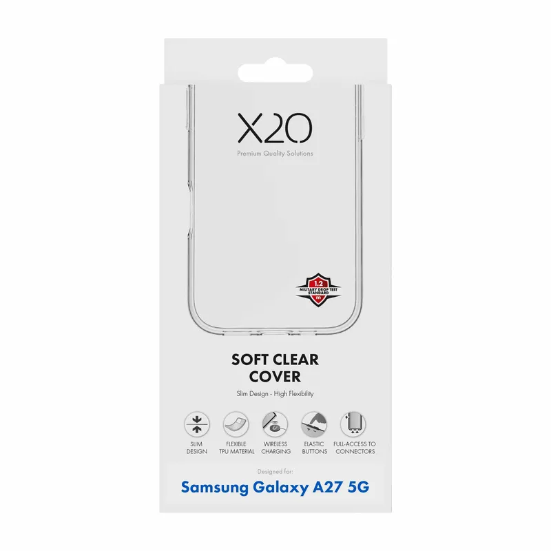 X2O Clear Soft Cover Samsung Galaxy A27 5G Klar - 3410149