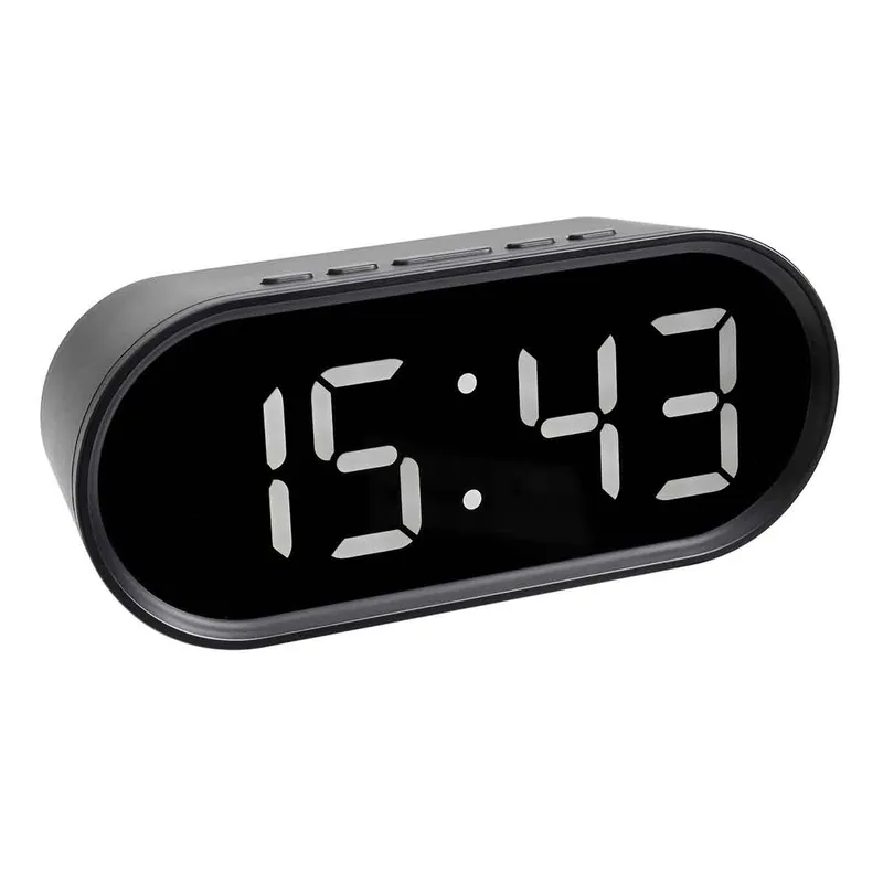 TFA Digital Vækkeur LED-Cifre Sort - 1603354