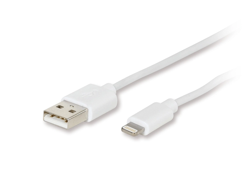 Vivanco Lightning Oplader + Kabel 2.4A Hvid - 2860018