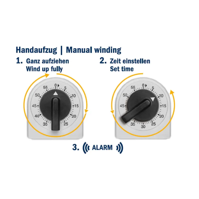 TFA Analog Køkkenur Sort/Hvid - 1603612