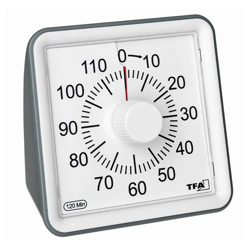 TFA Timer VISUAL Antracit - 1603294