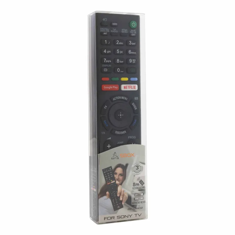 SBOX Fjernbetjening til Sony TV Sort - 9450220