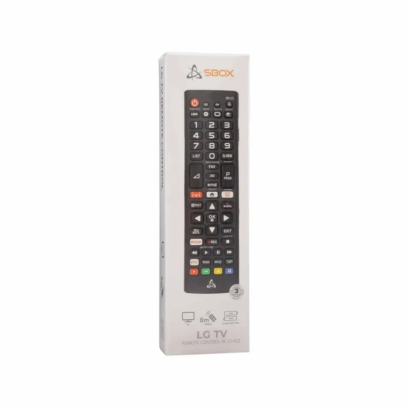 SBOX Fjernbetjening til LG TV Sort - 9450221