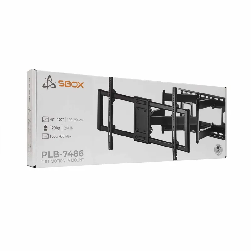 SBOX Fuldt Bevægelsesbeslag VESA 800/100