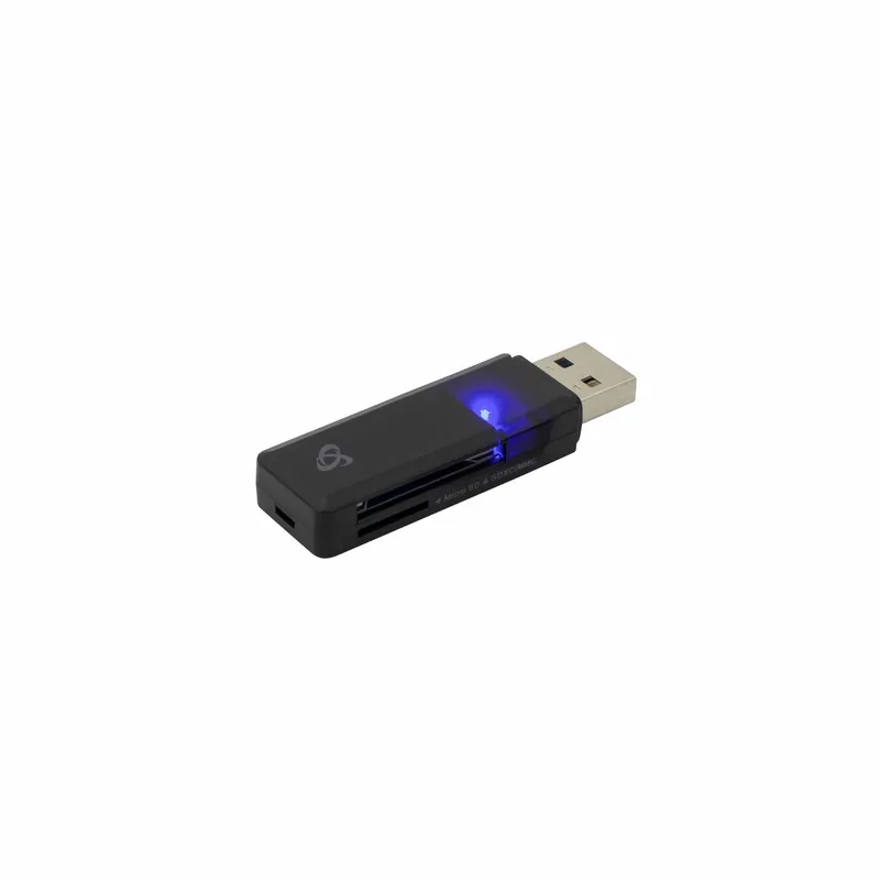 SBOX USB 3.0 Kortlæser microSD/SD/SDHC/SDXC Sort - 2053834