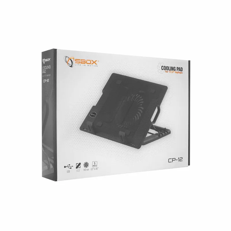 SBOX Notebook Køleplade 17.3