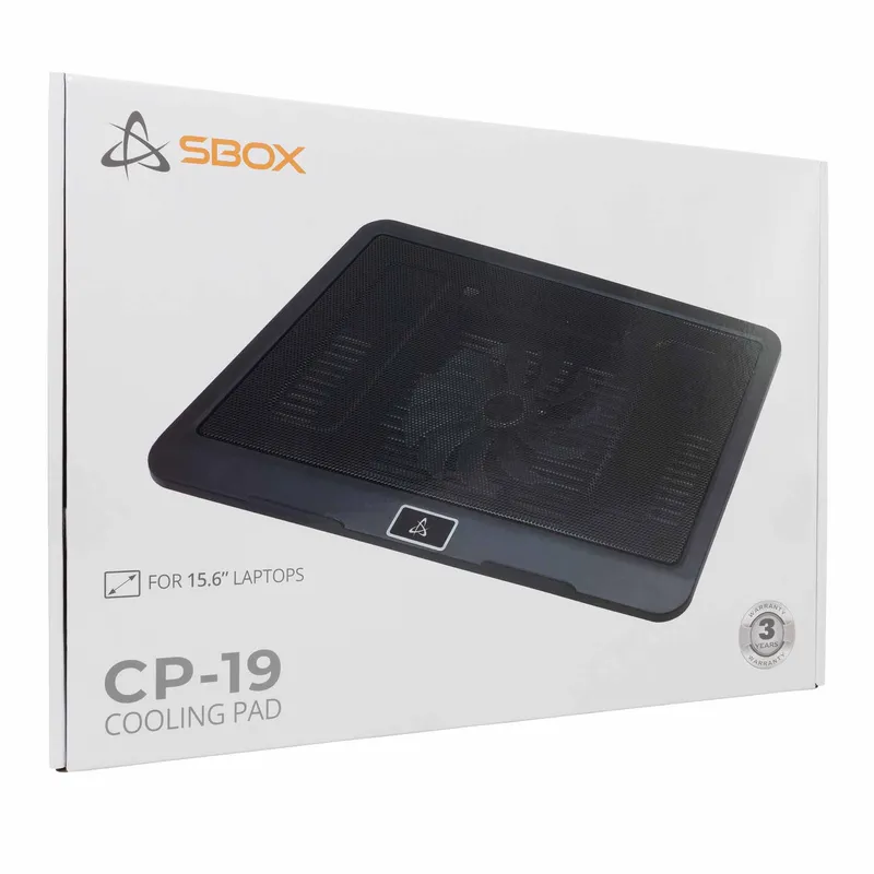 SBOX Notebook Køleplade 15.6