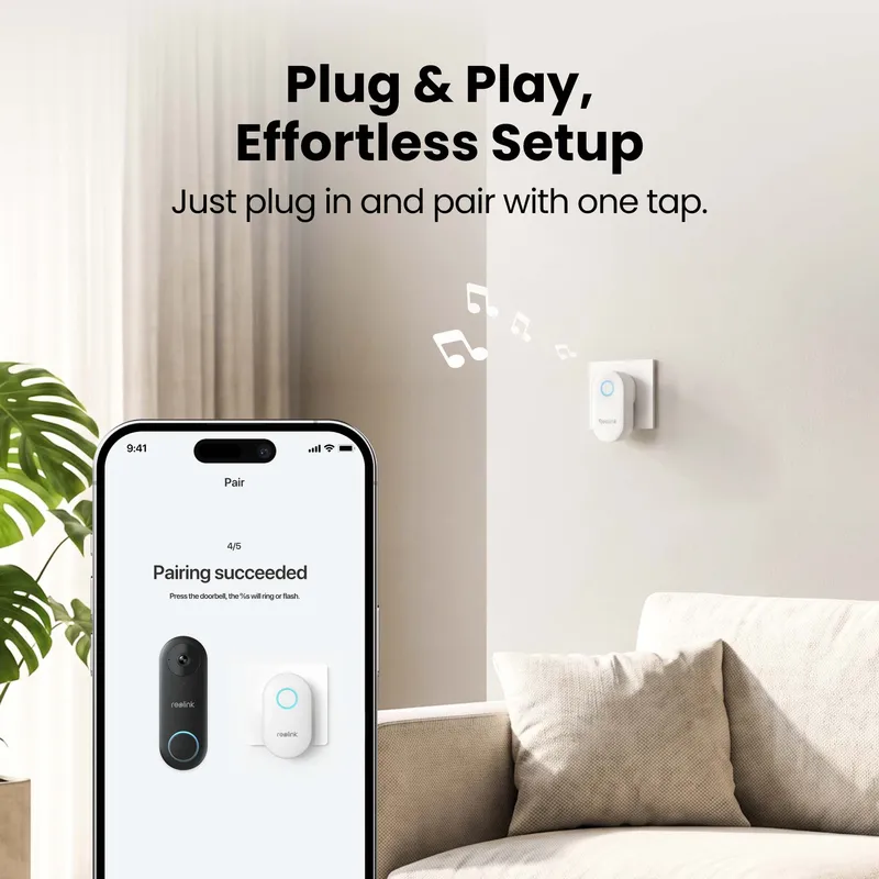 Reolink Chime - til Reolink Video Doorbell Hvid - 8503539