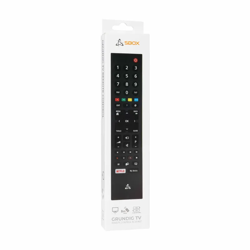 SBOX Fjernbetjening til Grundig TV Sort - 9450799