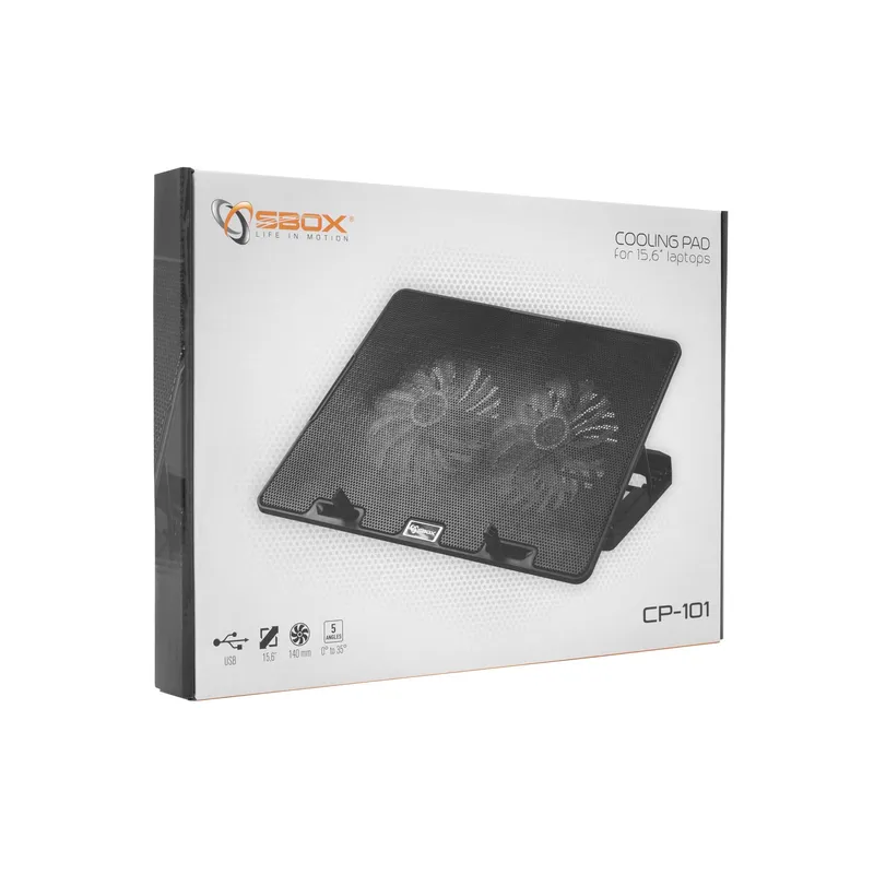 SBOX Notebook Køleplade 15.6