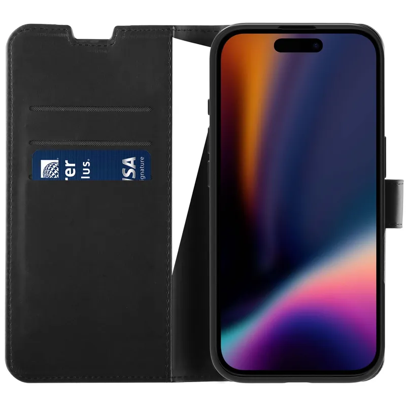 X2O Classic Wallet Apple iPhone 16 Sort - 3410251