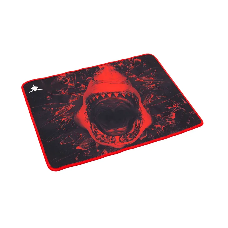 White Shark SKY WALKER L Gaming Musemåtte 400x300mm Sort/Rød - 2053500