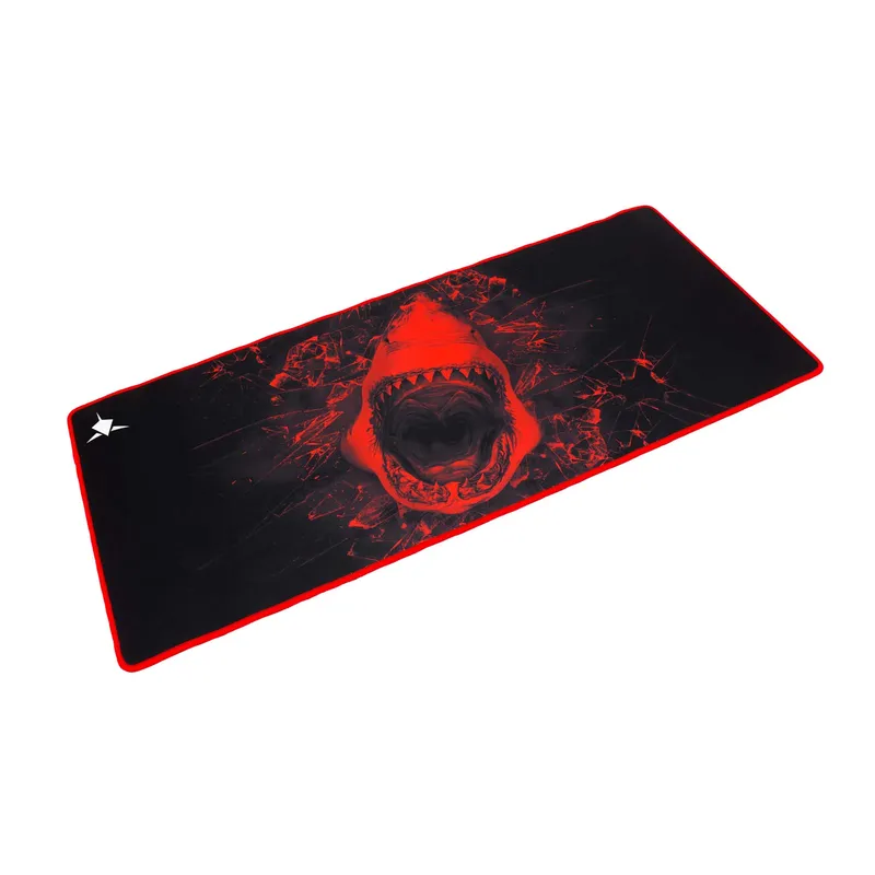 White Shark SKY WALKER XL Gaming Musemåtte 800x350mm Sort/Rød - 2053715